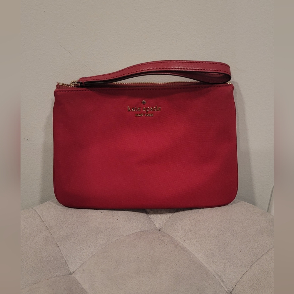Kate Spade Red Wristlet Bag